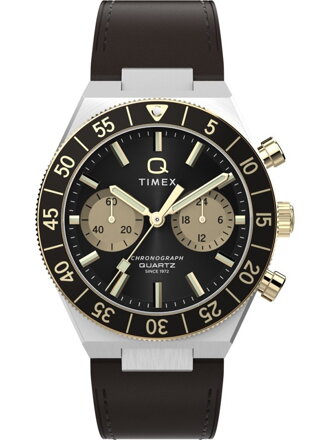 Pánske hodinky Timex s koženým remienkom TW2Y56000