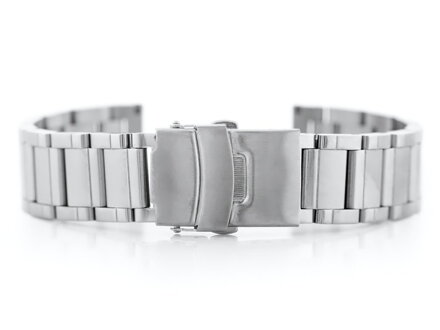 Náramok Pacific Model 10 solid - silver 24mm