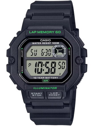 CASIO Sports Pánske HODINKY WS-1400H-1A + BOX