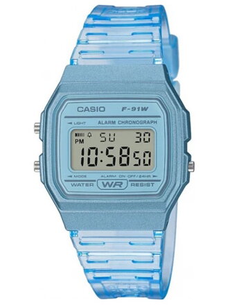 Unisex hodinky Casio Retro Vintage F-91WS-2 (zd648b) + KRABIČKA