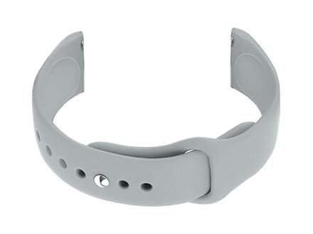 Gumový remienok na hodinky U21 20mm - gray