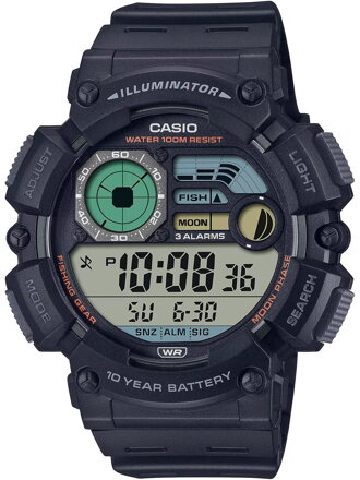 Hodinky pánske CASIO Digital Moonphase  WS-1500H-1A + BOX