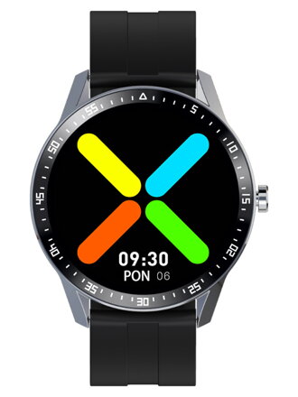 SMARTWATCH pánske G. Rossi SW018-1 silver/black (sg012a) 