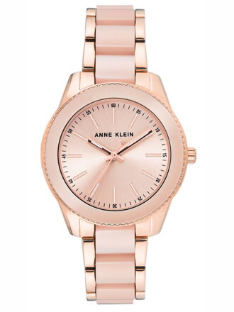 DÁMSKE HODINKY Anne Klein Ružové AK-3214LPRG + KRABIČKA