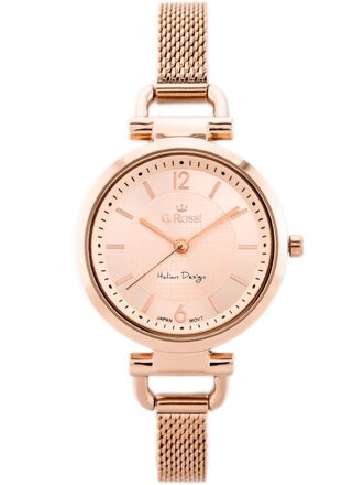 Hodinky G. ROSSI - LESTI - 3652B (zg772f) - rose gold + BOX