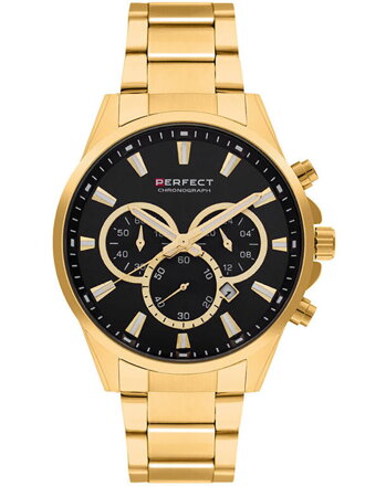 HODINKY PÁNSKE PERFECT M510CH-02 - CHRONOGRAF (zp386b) + BOX