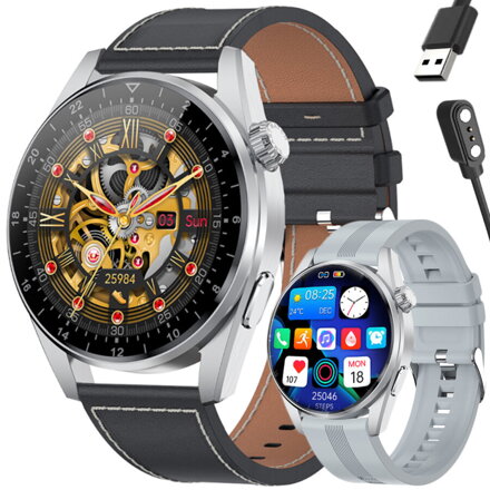 SMARTWATCH pánske Rubicon RNCE78 - uskutočňovanie hovorov,  (sr025f)