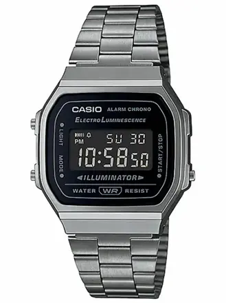 ZEGAREK MĘSKI CASIO A168WGG-1BDF (zd088d) - KLASYKA + BOX