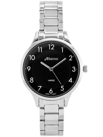 Hodinky dámske ALBATROSS Mirage ABBC02 (za538d) silver/black II