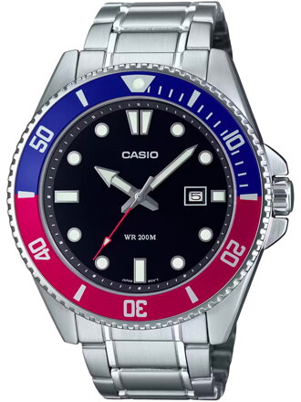 PÁNSKE HODINKY Casio MDV-107D-1A3 + KRABIČKA