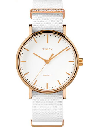 Dámske hodinky Timex s bielym ciferníkom TW2R49100 (zt602c)