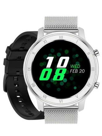 SMARTWATCH UNISEX Pacific 17-3 Náramok - silver + navyše remienok (sy010c)