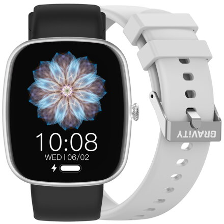 SMARTWATCH UNISEX GRAVITY GT18-5 - ROZMOWY BLUETOOTH, DODATKOWY PASEK (sg036e)