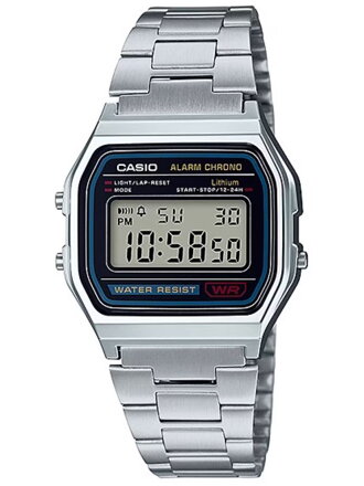 Pánske hodinky CASIO A158WA-1A (zd093a) - KLASYKA