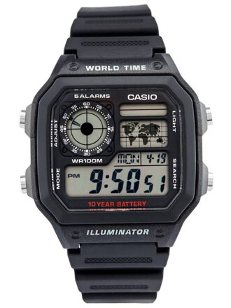 Hodinky pánske CASIO AE-1200WH-1AVCF (zd146a)
