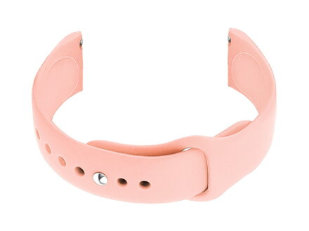 Gumový remienok na hodinky U21 22mm - pink