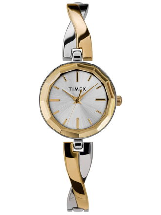 DÁMSKE HODINKY TIMEX Stretch Bangle TW2U69700 + KRABIČKA