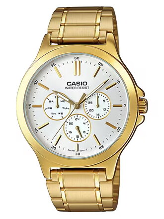 Pánske hodinky Casio s chronografom MTP-V300G-7A