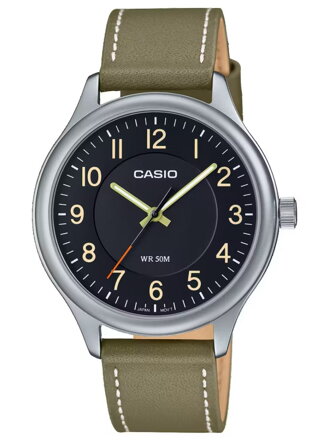 Pánske hodinky Casio s čiernym ciferníkom MTP-B160L-1B2