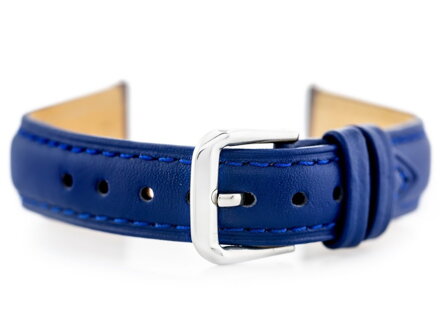 Kožený remienok W94 -darkblue - 18mm