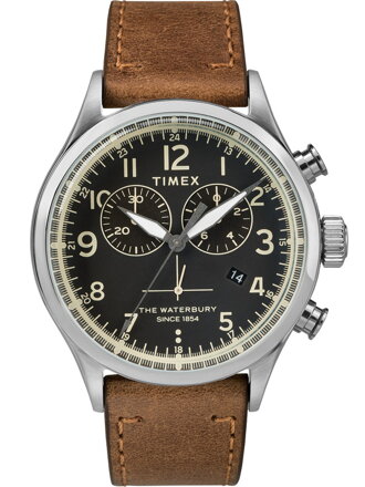 Pánske hodinky Timex s koženým remienkom TW2R70900