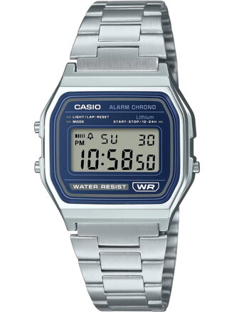 ZEGAREK MĘSKI CASIO A158WEA-2DF (zd093c) - KLASYKA + BOX