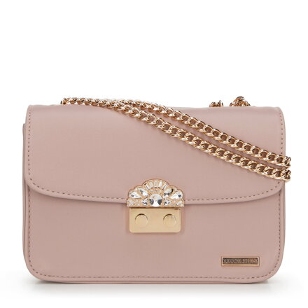 Dámska crossbody kabelka so zapínaním na šperky, ružová 99-4Y-228-P