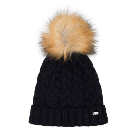 Dámska zimná čiapka s brmbolcom 95-HF-016-1