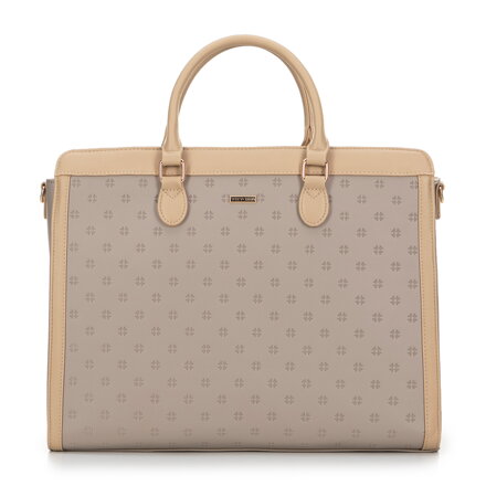 Dámska aktovka s puzdrom na 15,6'' notebook béžová 99-4Y-230-9