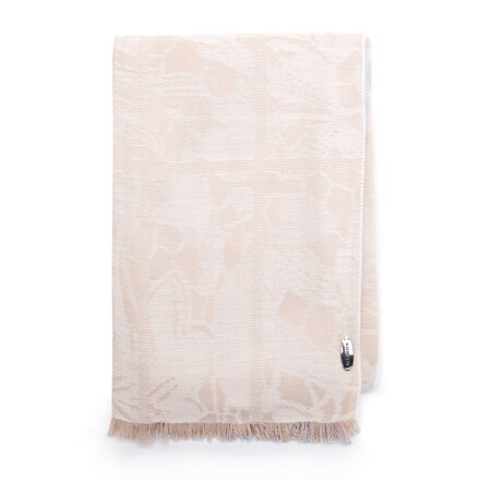 Damski szal w roślinny wzór połyskujący 97-7F-X12-X1