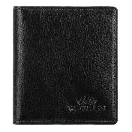 Etui na karty skórzane klasyczne czarne 21-2-291-1L