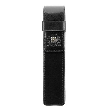 Etui na pióro skórzane wsuwane czarne 39-2-100-1