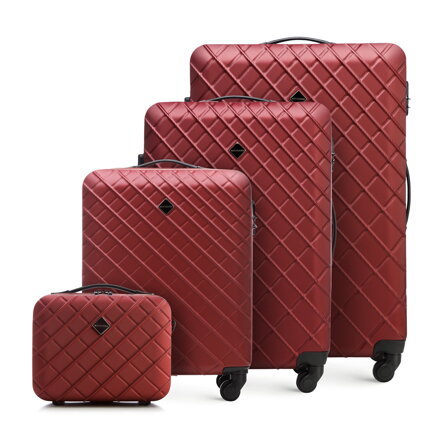Zestaw walizek z ABS-u z deseniem 56-3A-55K-31