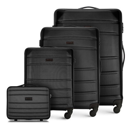 Komplet walizek z ABS-u żłobionych 56-3A-65K-10