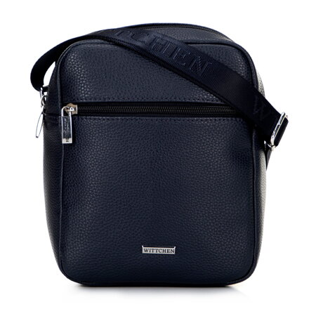 Malá crossbody taška z ekokože granátová 100-4P-012-7