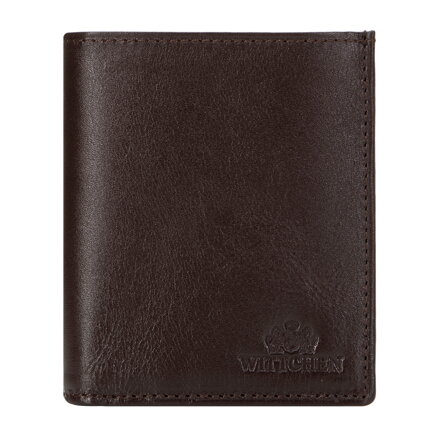 Mały portfel męski ze skóry brązowy 21-1-124-40