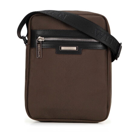 Pánska klasická crossbody taška zelená 100-4U-906-Z