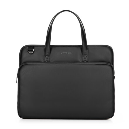 Pánska taška na notebook 16” z imitácie kože čierna 100-3P-900-1