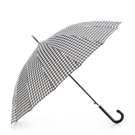 Parasol półautomatyczny szeroki biało-czarny PA-7-151-X2