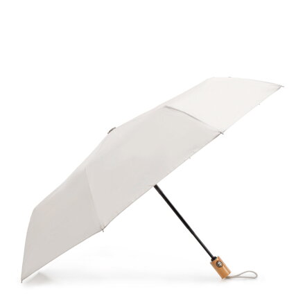 Parasol automatyczny z drewnianą rączką jasny szary PA-7-170-9