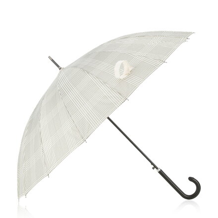 Parasol półautomatyczny szeroki szaro-kremowy PA-7-151-X3