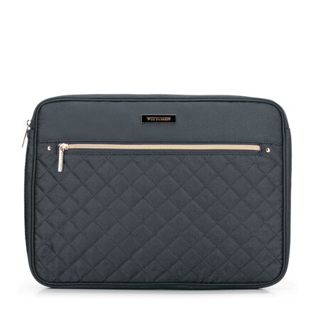 kabelka na notebook 15'' prešívaná vpredu sivá 99-2Y-301-01