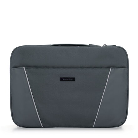kabelka na notebook 15'' s diagonálnym prešívaním sivá 99-2Y-302-01