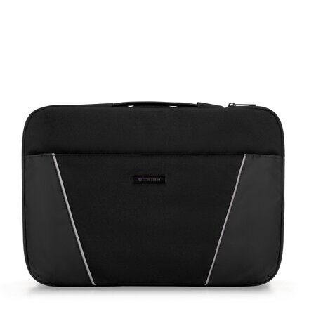 kabelka na notebook 15'' s diagonálnym prešívaním čierna 99-2Y-302-10