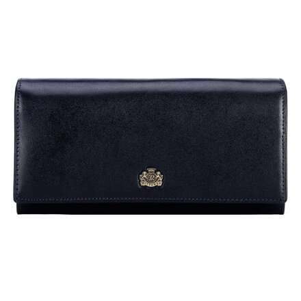 Damski portfel skórzany z herbem duży 10-1-052-N