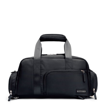 Torba podróżna 2w1 do samolotu z funkcją plecaka czarna 56-3S-022-10