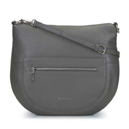 Torebka saddle bag na cienkim pasku 93-4E-609-8