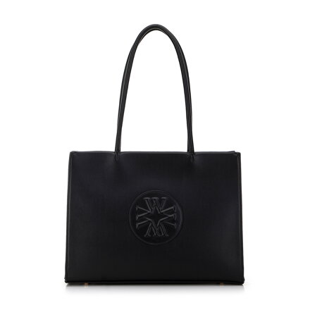 Torebka shopperka z tłoczonym monogramem 98-4Y-305-1