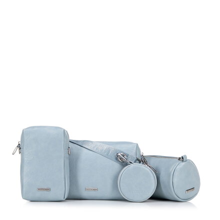 Zestaw torebek crossbody z ekoskóry niebieski 100-4Y-420-N