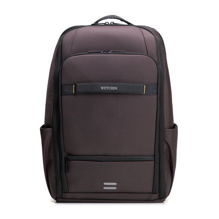 Wielofunkcyjny plecak do samolotu z kieszenią na laptopa 17” brązowy 102-3P-809-4